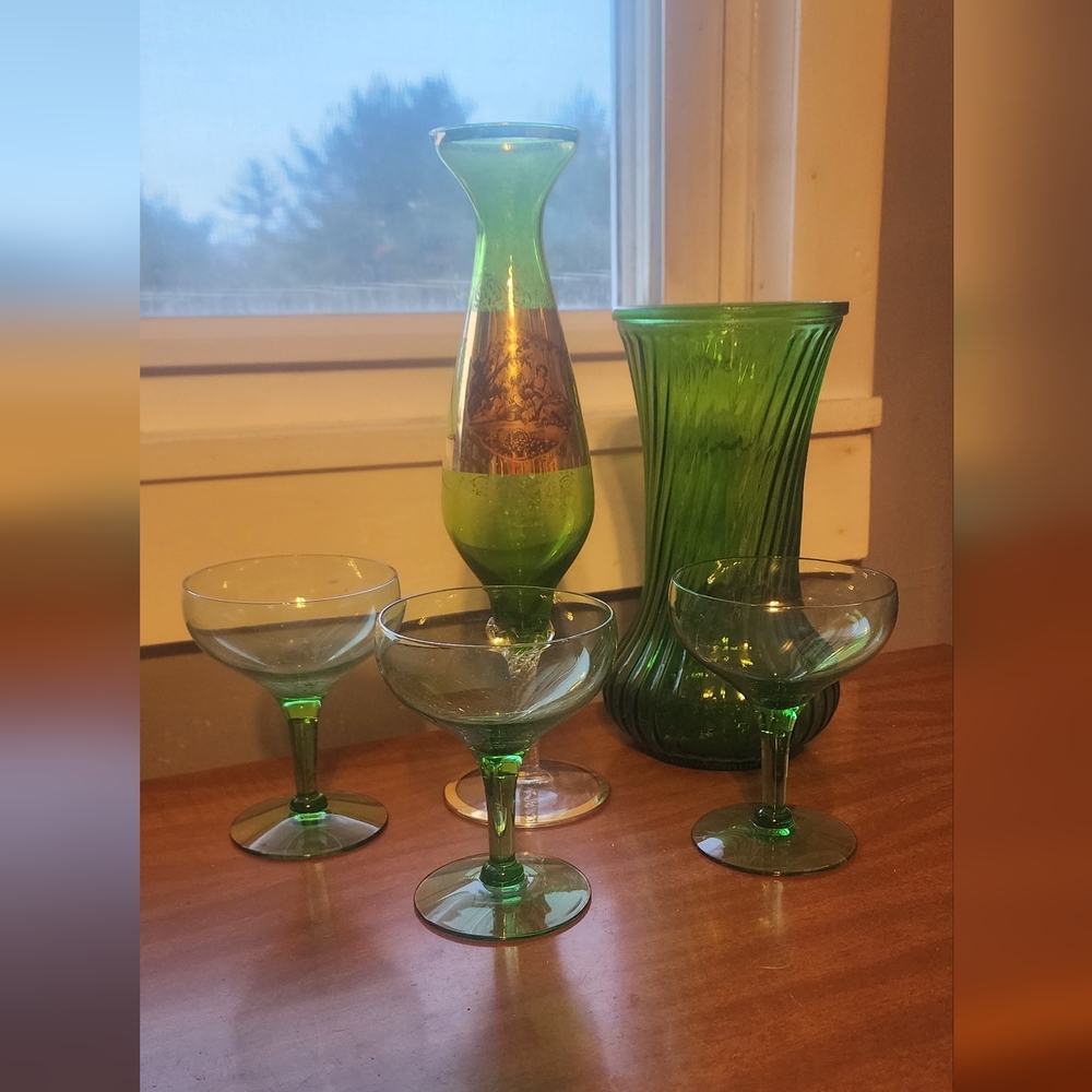 Green glass